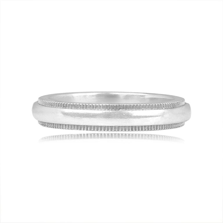 Tiffany Platinum Wedding Band 3.1mm