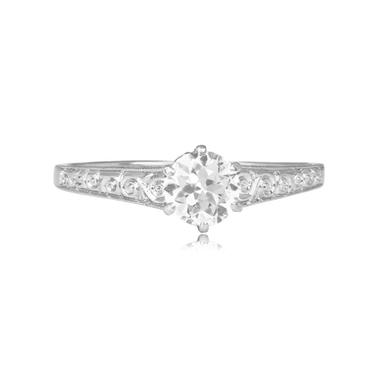 Antique Tiffany 0.50ct Diamond Platinum Ring
