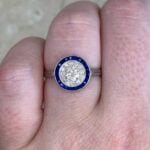 Platinum Virden Ring. Circa 1920