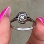 Virden Ring made in platinum, circa 1920