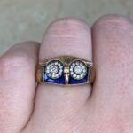 18k Yellow Gold Owl Ring