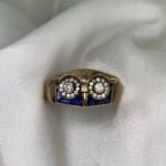 Owl Ring handcrafted in 18k yellow gold