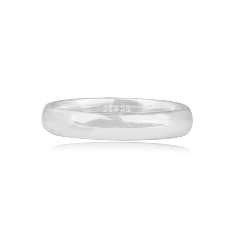 Platinum Wedding Dulaney Band. 4mm.