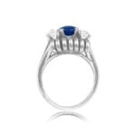 1.28ct sapphire and diamond ring