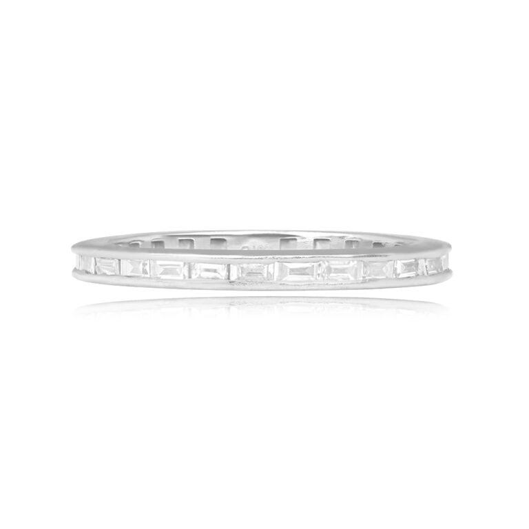 Baguette-Cut Diamond Channel-Set Glenburn Band 2.20mm