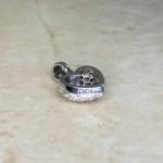 Cartier heart pendant handcrafted in 18k white gold