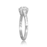 center Antique Cushion Cut 1.66ct diamond GIA Certified Milo Ring 15247