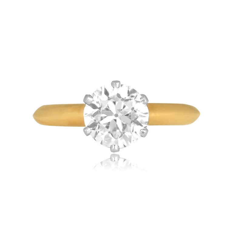 Vintage Tiffany 1.30ct Old European Cut Ring