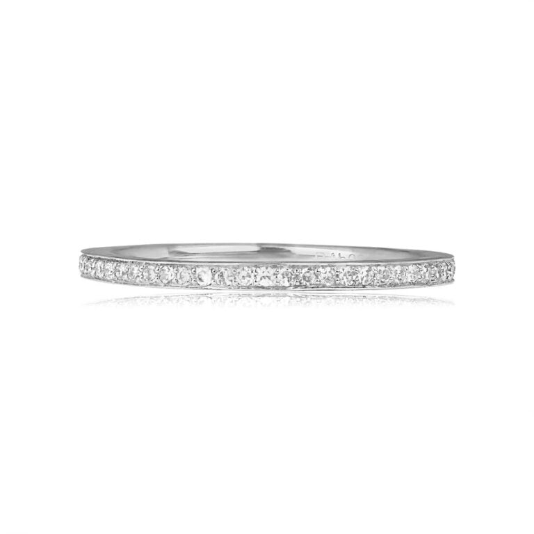 Diamond and Platinum Hurlock Eternity Band 1.4mm