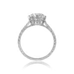 Vintage GIA Certified 2.00ct Diamond Engraved Provo Ring 15492