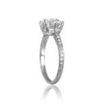 Vintage GIA Certified 2.00 carat Diamond hand Engraved Provo Ring 15492