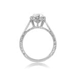 1.72ct Art Deco Old European Diamond French Ballston Ring. Circa 1925 15628