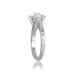 art deco 1.72ct Old European Diamond French Ballston Ring. Circa 1925 15628