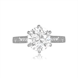 Old European Cut Art Deco Diamond Ring Ballston ring 15628