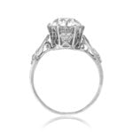 intricate filigree detailing 3.08ct Art Deco Diamond Rockland Ring 15689
