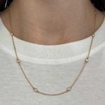 Cranston Necklace handcrafted in 14k yellow gold