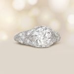 1.20 carat Art Deco Diamond Cabot Ring, Circa 1925 15750