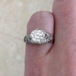 Cabot Ring featuring a 1.20 carat Old European cut diamond