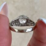 Cabot Ring handcrafted in platinum and 14k yellow gold