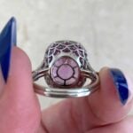 1.00ct Ruby Halo Mercer Ring