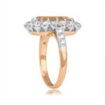 3.32 carat Imperial Topaz Emerald Cut Millport Ring JN25-12