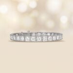 Tiffany Art Deco 12 carat Diamond line Bracelet, Circa 1925 RJ5J133