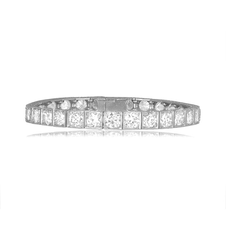 Tiffany Art Deco 12ct Diamond Bracelet, Circa 1925