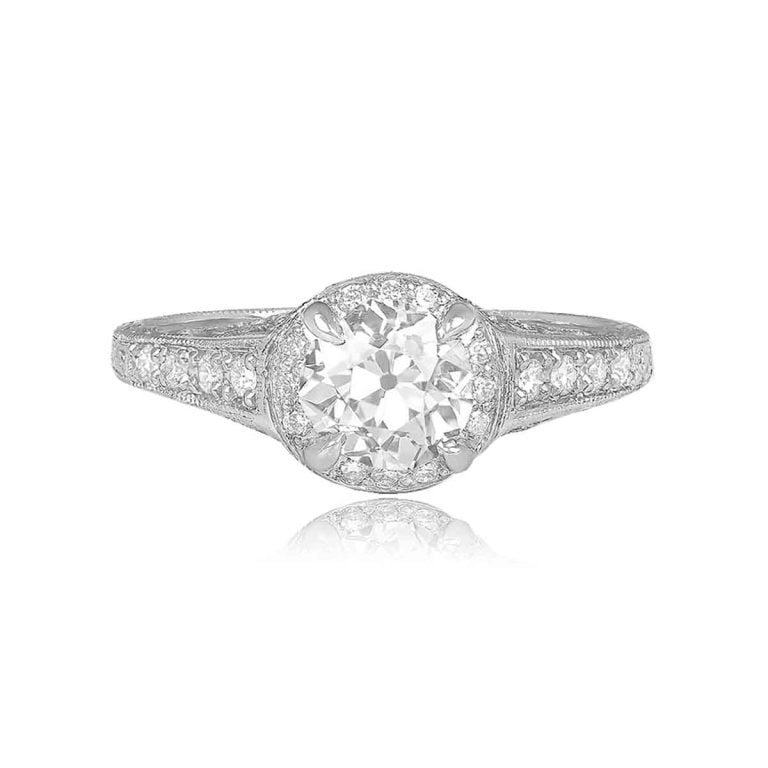 0.98ct Diamond Platinum Tamworth Ring
