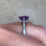 Acton Ring set in a six prong setting
