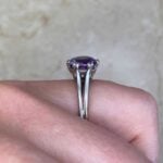 Shorey Ring set in a six double-prong setting