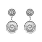 Buccellati Silver and 14 karat Yellow Gold Blossom Earrings 15715