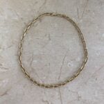 14k Yellow Gold Link Chain Votaw Necklace