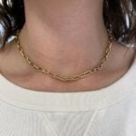 Votaw Necklace featuring a easy drape linked chain motif