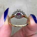 Maplewood Ring hand-crafted in 14k white and yellow gold