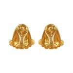 Vintage Cartier Gold and Diamond along center Earrings, Circa 1950 15800