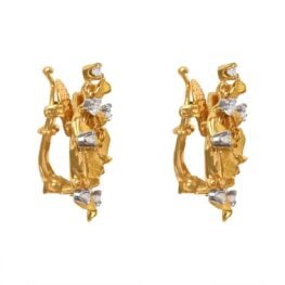 diamond and organic destin Vintage Shreve, Crump & Low Earrings, Circa 1970 EF-P1045