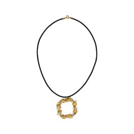 Vintage Shreve, Crump & Low diamopnd and leaf detailed Pendant, Circa 1970 EF-P1045