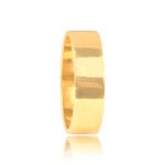 14 karat yellow gold plain 5.90mm band Remsen band