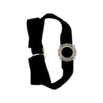 Edwardian Diamond and Pearl Velvet Doucette Collar Necklace JN16-94