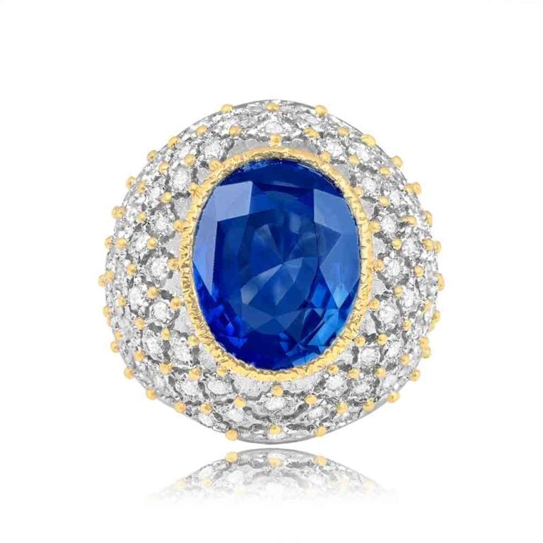 Mario Buccellati AGL 11.9 Carat Sapphire Ring