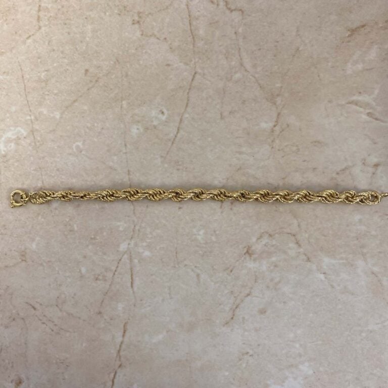 Vintage Italian Rope Powell Bracelet