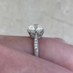 Provo Ring set in a prong setting