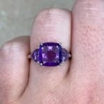 2.22ct Cushion Cut Amethyst stone