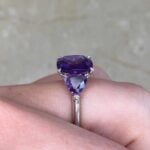 Argyle Ring handcrafted in platinum