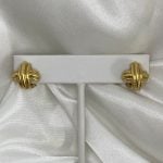 Tiffany & Co. 18k Yellow Gold X Earrings