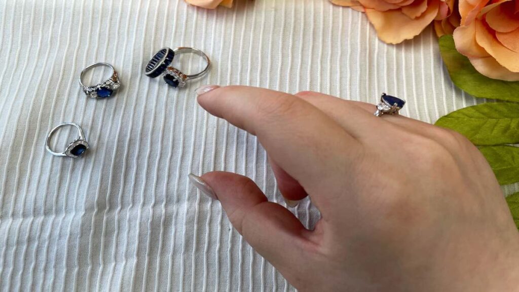 Rare Kashmir Sapphire Rings and Gemstone Jewelry EDJ Model