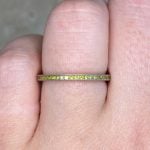 Eternity Wedding Band Channel-Set with Yellow Diamonds f2 11670