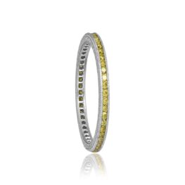 Yellow Diamond Engraved Hildreth Band 1.6mm 11670 / 11669