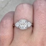 Diamond Engagement Ring with I color and VS1 clarity f2 15249