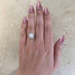 GIA-Certified 1.50 carat Old European Cut Diamond Cluster Monaco Ring 15250